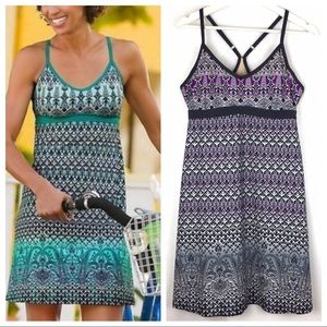 Athleta Purple Shorebreak Printed Dress Medium